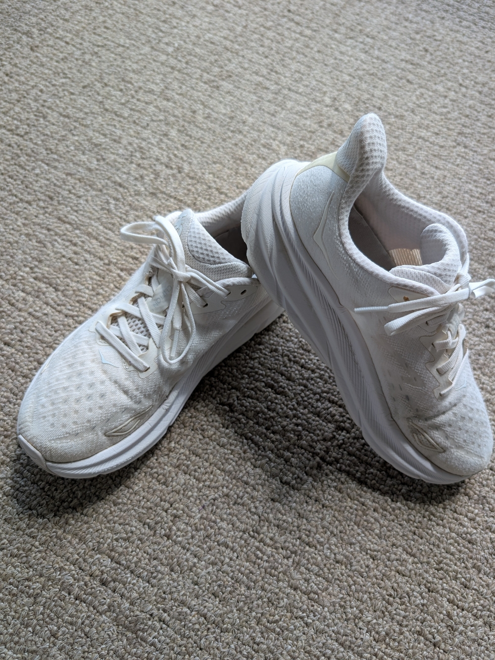 Hoka One One Women’s White Athletic Running Shoes